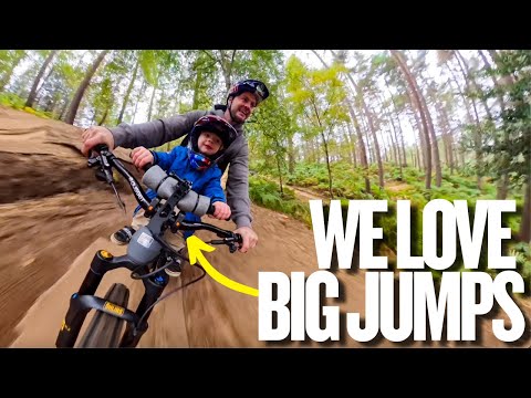 SENDING JUMPS WITH MY 2 YEAR OLD SON!!