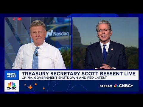 Watch CNBC's full interview with Treasury Secretary Scott Bessent