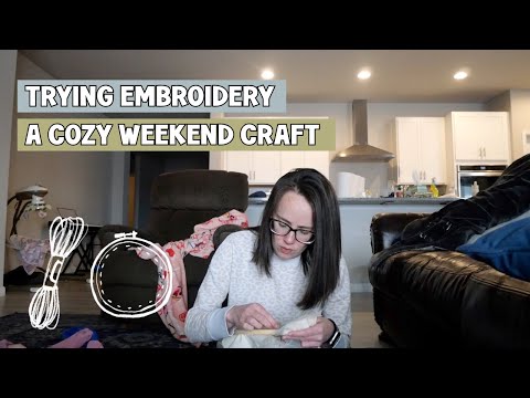Learning Embroidery in the Middle of Mom Life | Part 1