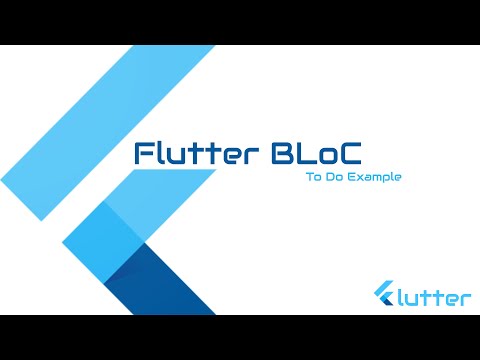 # Google - Flutter Bloc Tutorial - To Do App example