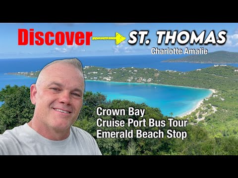 Cruising to St. Thomas? No Need To Book An Excursion. Crown Bay Cruise Port Bus Tour Emerald Beach