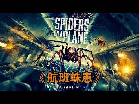 飛機進入萬米高空驚現巨型獨蜘蛛,瘋狂攻擊乘客！《航班蛛患》#动作 #惊悚 #影视解说 #電影