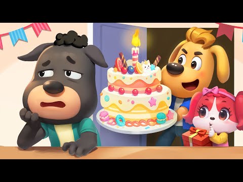 Dobie's Birthday | Fun Story for Kids | Sheriff Labrador | Cartoon | BabyBus TV