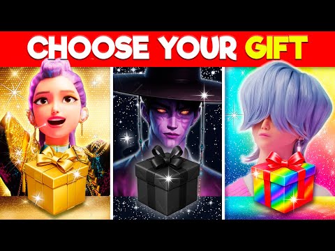 Choose Your Gift 🎁 KPOP DEMON HUNTERS ✨ Gold ⚫ Black 🌈 Rainbow