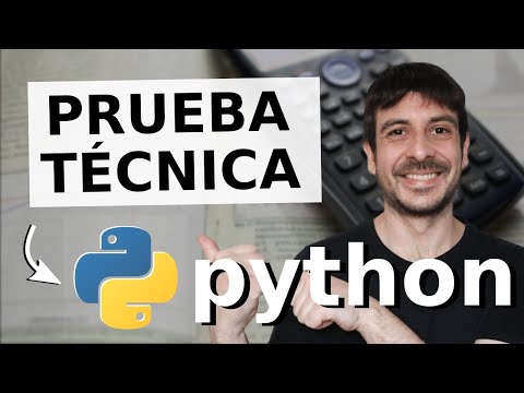 Prueba técnica Python principiantes | Prueba técnica programador junior