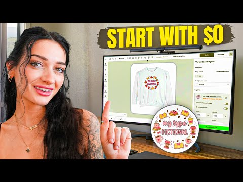 Easiest Way to Start Print on Demand With $0 (From Scratch)