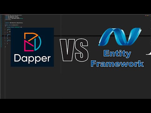 Dapper Vs Entity Framework