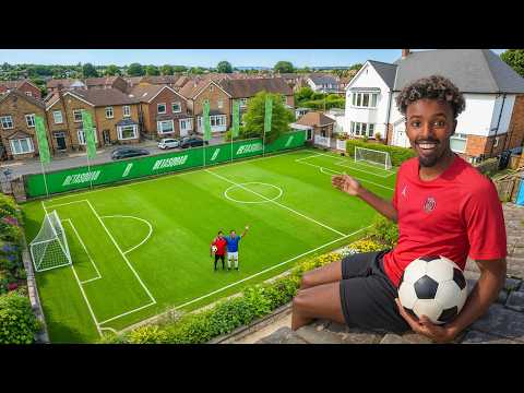 I Built a Football Stadium in My House!