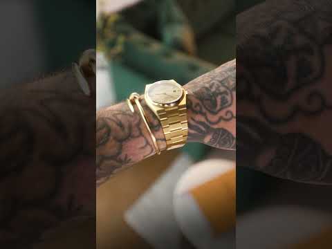 Wrist roll action on the Tissot PRX Powermatic 80 40mm stacked with the Juste Un Clou. #wristroll