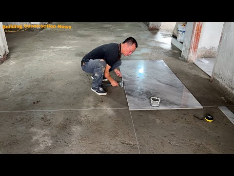 How To Lay 120 x 180cm Imitation Stone Ceramic Tiles Perfectly For Living Room, 99% Standard