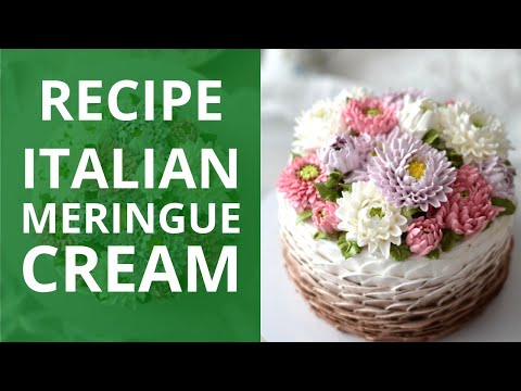 Recipe Italian meringue cream - Malinovka