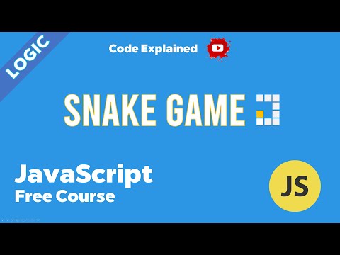 JavaScript Snake Game For Beginners | Logic Part | JavaScript Project
