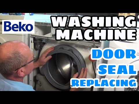 How to replace beko washing machine door seal