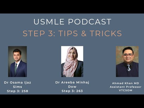 USMLE PODCAST: Step 3 Tips & Tricks