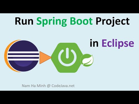 How to Run Spring Boot project in Eclipse IDE for absolute beginners