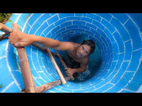 I Built a Secret Underground House with a Hidden Swimming Pool - Primitive Survival Build