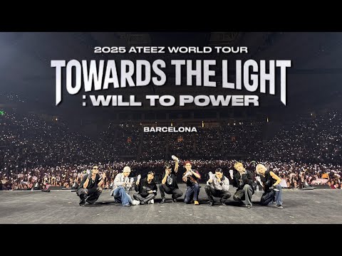 ATEEZ (에이티즈) TOWARDS THE LIGHT: WILL TO POWER IN BARCELONA FULL CONCERT FANCAM 4K EUROPE TOUR 2025