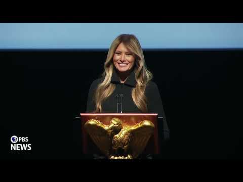 WATCH: First lady Melania Trump speaks at the premiere of her documentary 'Melania'