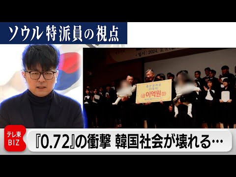 The impact of "0.72" will destroy Korean society... [Seoul Correspondent's Perspective] (March 1,...