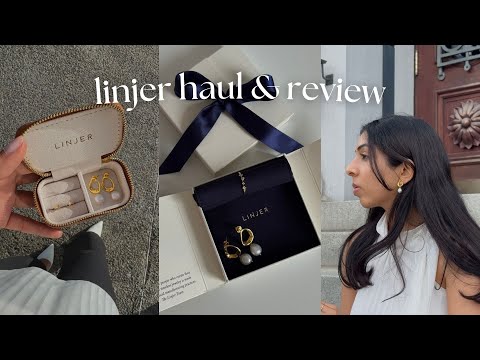 AD | Linjer Jewelry Haul & Review | Sustainable & Affordable Luxury Jewelry
