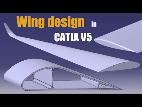 3 Types of Wing Design in CATIA V5