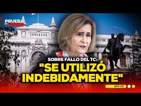 TC: Luz Pacheco LAMENTA uso INDEBIDO de fallo que permitió iniciativa de gasto al Congreso #PDFRPP