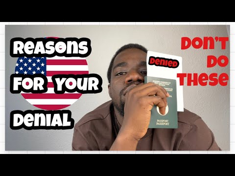 Reason Why Your USA Visa Was Refused | B1/B2 Visa 🇺🇸🇺🇸🇺🇸