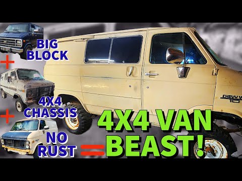3 Vans Combine Into the ULTIMATE 4X4 Big Block Shaggin' Wagon!
