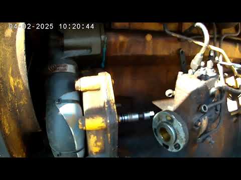 John Deer 300B injector pump shaft seal R&R