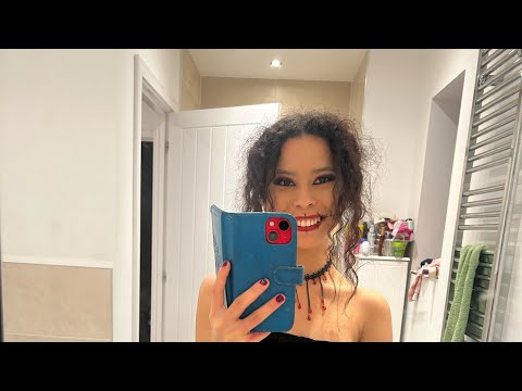 I made my Halloween costume!! (+grwm for halloween) I forgot to take pictures 😭