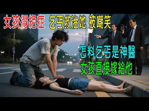 女孩得絕症，乞丐救治她被嘲笑，怎料乞丐是神醫，女孩直接嫁給他！