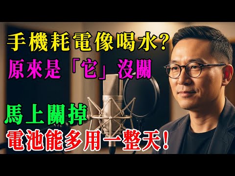 手機耗電快如流水？竟是「這個」沒關！馬上關掉，手機電量竟能撐一整天！