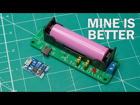 Why I made my own battery charging module (no TP4056)