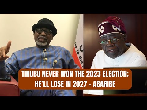 Tinubu Never Won the 2023 Election; He’ll Lose in 2027—Abaribe