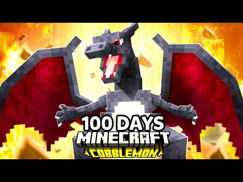 I Spent 100 Days as SHINY TRAINER Pokémon Minecraft VS. my Rival! (Duos Cobblemon)