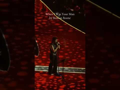 Benson Boone covers When I Was Your Man in Toronto. #bensonboone