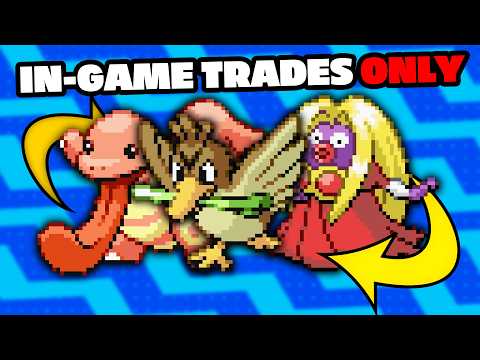 Beating Pokémon FireRed Using Only In-Game Traded Pokémon