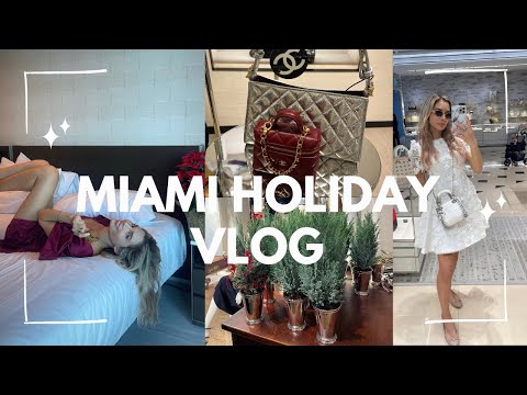 MIAMI DESIGN DISTRICT HOLIDAY🎄✨ & BAL HARBOUR SHOPS | My much asked about everyday makeup routine