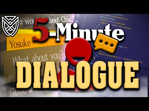 5 Minute DIALOGUE SYSTEM in UNITY Tutorial