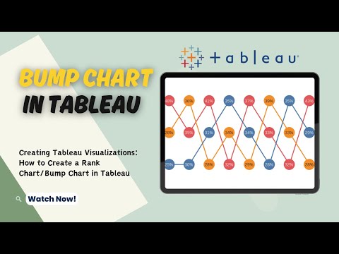 Bump Chart in Tableau | Rank Chart | Tableau Visualization
