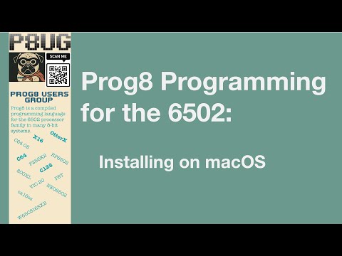 Prog8 Programming for the 6502: Installing on macOS