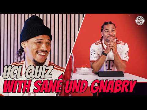 "How Clever Am I?!" | Champions League Quiz ft. Leroy Sané & Serge Gnabry