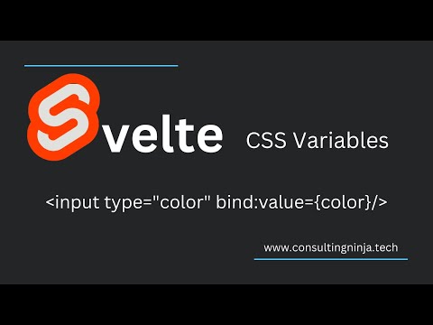 Svelte | CSS Variables | Use binding to make them even easier!
