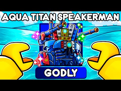 HOW TO UNLOCK AQUA TITAN In Toilet Tower Defense
