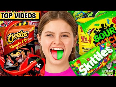 Craziest Challenges with Food in 48 Hours! | Jordan Matter