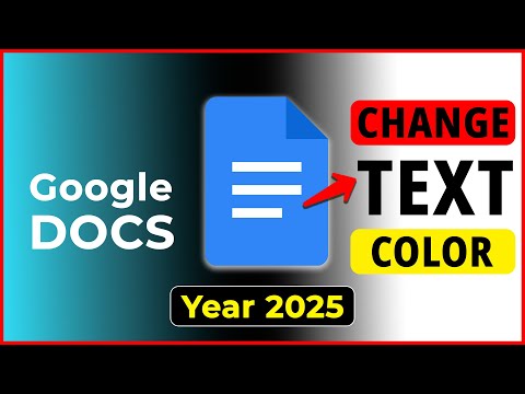HOW TO CHANGE TEXT COLOR IN GOOGLE DOCS | Step by Step Tutorial 2024 🎨