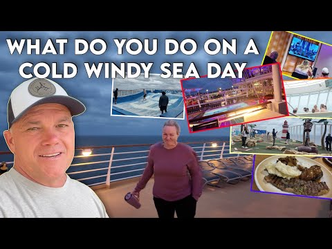Exploring Harmony of the Seas on a Cold Sea Day: Chill Vibes & Caribbean Waves. 4k Video. Day 2