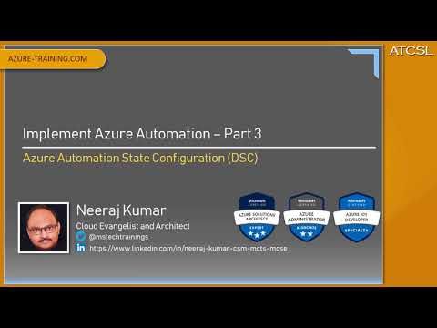 Azure Automation Part3 - Working with the Desired State Configuration using Azure Automation