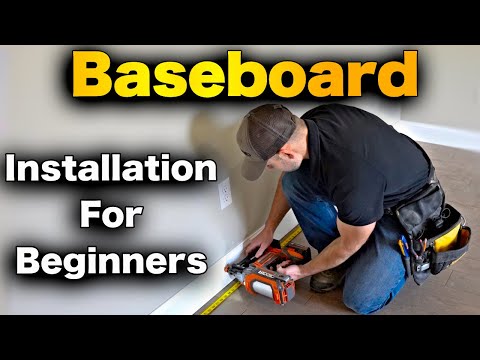 How To Install Baseboard - THE EASY WAY!