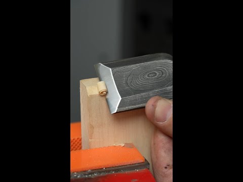 Damascus Chisel Sharpening